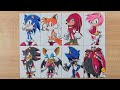 drawing sonic x sonic the hedgehog