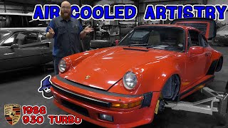 Sweet air cooled Porsche 930 Turbo in the CAR WIZARD's shop. What repairs will the 35 y/o car need?