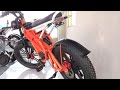 YIDI D74 Fat tire electric mountain bike with pedal.