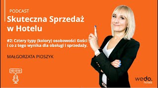 #2 Cztery typy (kolory) osobowości Gości w hotelu  i co z tego wynika dla obsługi i sprzedaży.