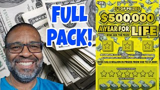 $500,000 A Year For Life | WHOLE PACK | PA LOTTERY SCRATCH OFF TICKETS
