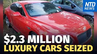 CHP Seizes Stolen Luxury Cars Worth $2.3M; Video Shows Film Crew Robbed in San Francisco | NTD News