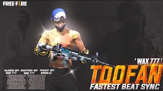 Toofan - KGF Chapter 2 | Fastest Beat Sync | Free Fire