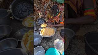 African Village Life Delicious Food Sharing Lunch Time#shortsfeed #villagelife