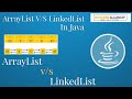 ArrayList Vs LinkedList Vs Vector in Java || Tutorial
