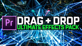 The Ultimate DRAG + DROP Transitions Pack | Premiere Pro 2023