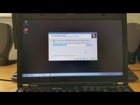 Updating a Lenovo Thinkpad BIOS Updating a Lenovo Thinkpad BIOS