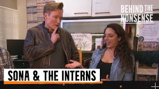 Behind The Nonsense: Sona & The Interns | Team Coco