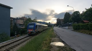 Ultimi treni sul tratto Macerata - Fabriano prima della chiusura estiva