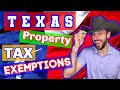 Filing Property Tax Exemptions - Living in San Antonio Texas