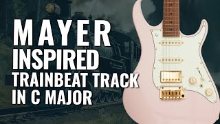 Mayer Style Trainbeat  Groovy Guitar Jam Backing Track In C Major