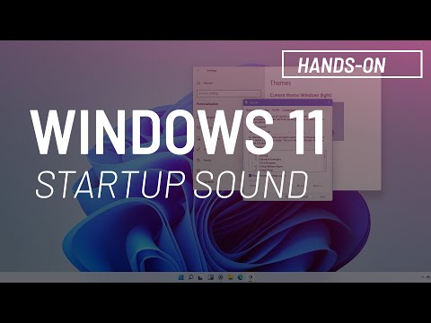 Windows 11: enable or disable startup sound