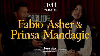 Fabio Asher & Prinsa Mandagie - Emosi Jiwa | Live! at Folkative