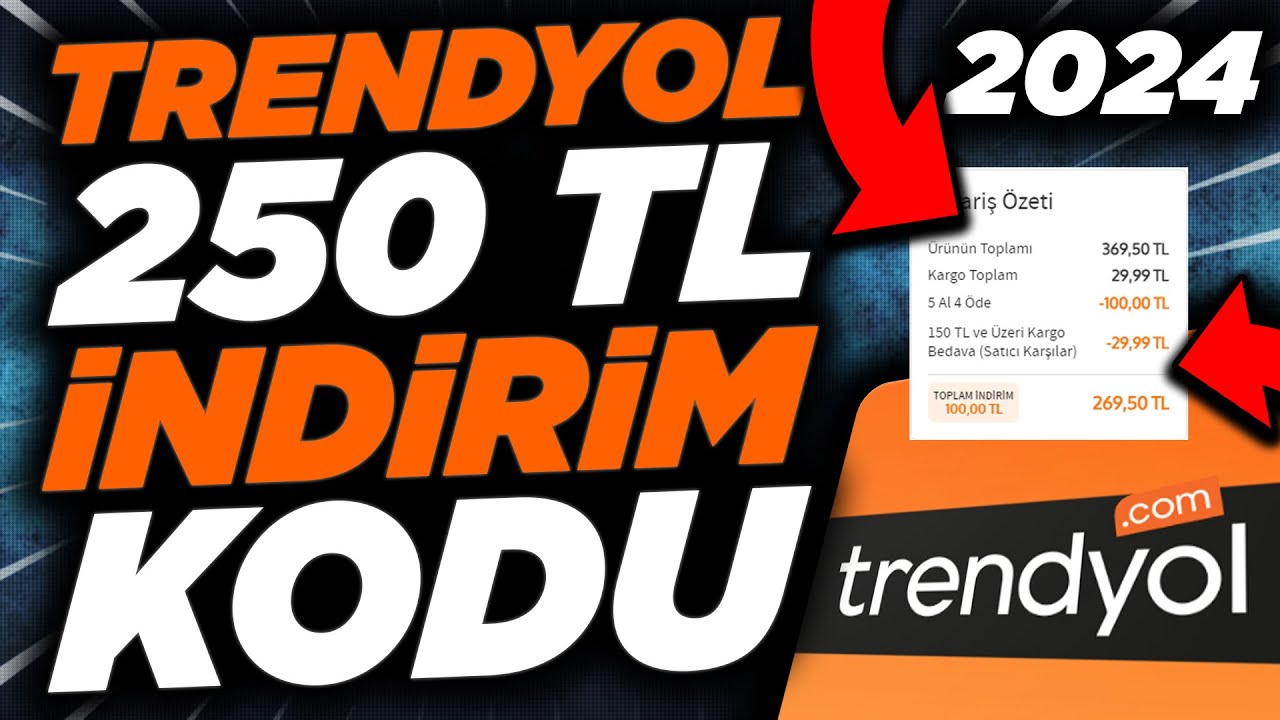 TRENYOL 250 TL İNDİRİM KODU ALMA (YENİ KODLAR) Trendyol İndirim Kodları ...