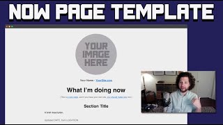 Now Page Template | Introduction \u0026 Tutorial | Open Source HTML Page