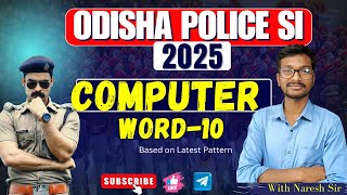 Odisha Police SI Computer / Ms word basic to Advance // Day 9 #odishapolicesicomputer#computer