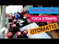 cara isi ulang tinta stempel otomatis || stempel warna