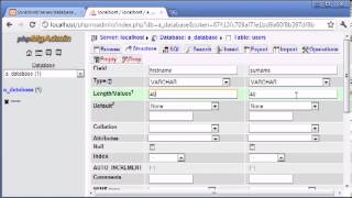 Beginner PHP Tutorial 112 - phpMyAdmin Part 3