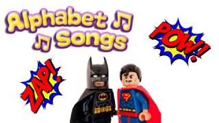 ABC Superhero Song - Learn The Alphabet With Superheroes - Animated Nursery Rhymes