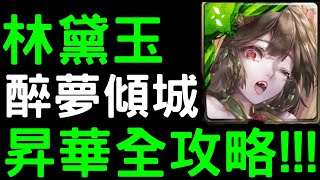 【神魔之塔】『林黛玉』昇華全攻略！免費拿武裝龍刻！【醉夢傾城】