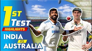 India vs Australia 1st test | Ind vs Aus | Bumrah destroys Kangaroos | #indvsaus #1sttest #livematch