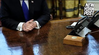 The Diet Coke button returns to the Oval Office after Trump inauguration