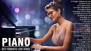 3 Hours Great Relaxing Piano Romantic Love Songs Of All Time - This music can listen forever!