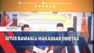 Website Bawaslu Makassar Di Retas