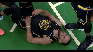 Steph Curry Has A Lower Leg Injury During Game 3 vs. Celtics