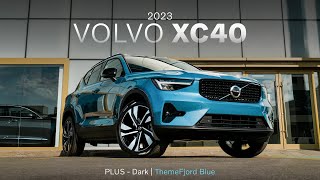 2023 Volvo XC40 PLUS - Fjord Blue | Volvo Cars Saint-Léonard