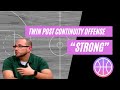 “Strong” Twin Post Continuity Offense