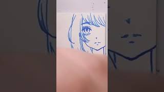 【✨ASMR/筆記音】Ink×Glass pen ASMR 007#ASMR #ink #メイキング #イラスト #ガラスペン　#色彩雫　#pilot