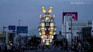 【4K】夏の宵闇に浮かぶ立体の絵巻物：秋田・能代七夕「天空の不夜城」| nippon.com