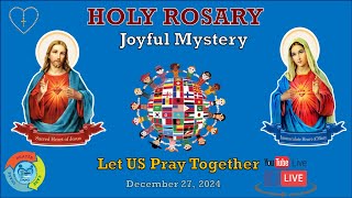 [Holy Rosary] Joyful Mystery - December 27, 2024