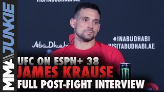 James Krause rips 'sh*tbox' Joaquin Buckley | UFC on ESPN+ 38 post-fight interview