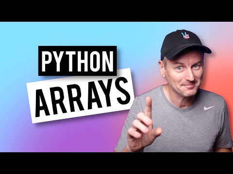 How do you create an array in Python?