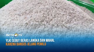 YLKI Sebut Beras Langka Dan Mahal Karena Bansos Jelang Pemilu