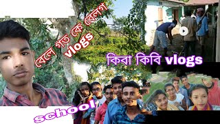 my first vlogs//অলব বেলেগ vlogs এতা দিলো //কিবা কিবি vlogs #bitupan_saikia #khora_hs_school