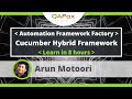 Learn Cucumber Hybrid Framework using Selenium 4 Java in 8 hours