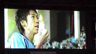 【川崎フロンターレ】2010年10月16日　Gゾーン前挨拶～万歳三唱