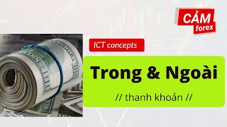 Phân biệt thanh khoản trong - thanh khoản ngoài của ICT concept