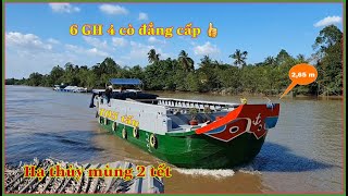 #26 Đẳng cấp Ghe sắt 105 tấn gọn đẹp máy cọp /boats