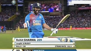 Rohit sharma Fastest double century 209 runs with 16 sixes and 12 fours watch full highlights in hd