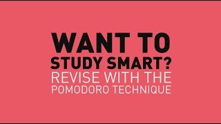 Revision techniques: The Pomodoro technique