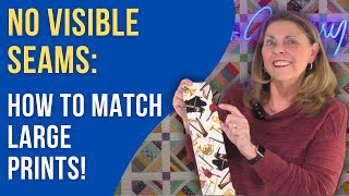 Make Perfect Invisible Seams with Large Print Fabrics Using This Simple Trick!