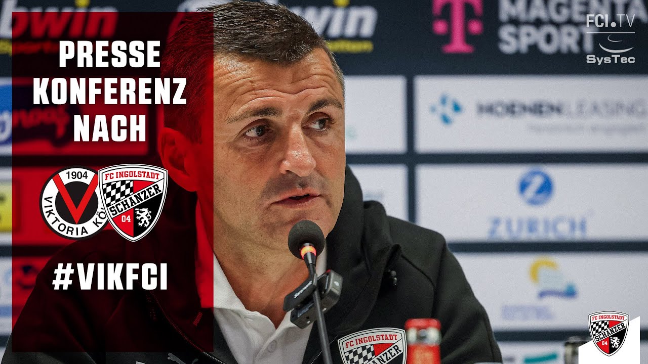 Pressekonferenz Nach Viktoria Köln Vs. FC Ingolstadt 04 - YouTube