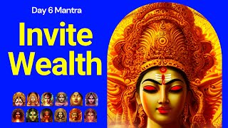 POWERFUL! Ashtalakshmi Stotram Lakshmi Wealth Mantra | Day 6/12 Day Devi Mantras for Prosperity |