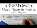 ABRSM Music Theory Grade 5 Section J Ornaments with Sharon Bill