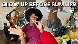 the ULTIMATE summer glow up guide ☀️ | work out, acne tips + body care