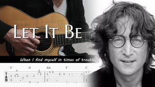 Let It Be - Beatles - Fingerstyle Guitar TAB Chords